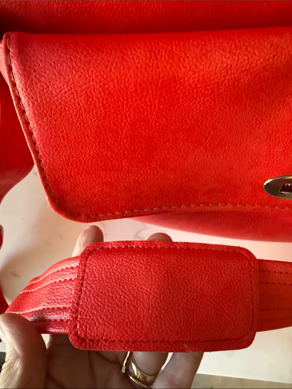 Vintage Samsonite Silouette Travel Bad Red - Picture 10 of 13